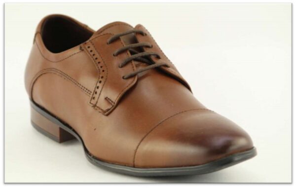 zapatos derby o bostonianos color brandy; ser un caballero tienda; calzado para caballero CDMX;