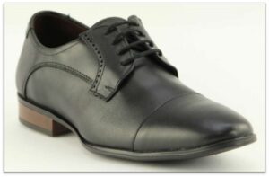 zapatos derby o bostonianos color negro; ser un caballero tienda; calzado para caballero CDMX;